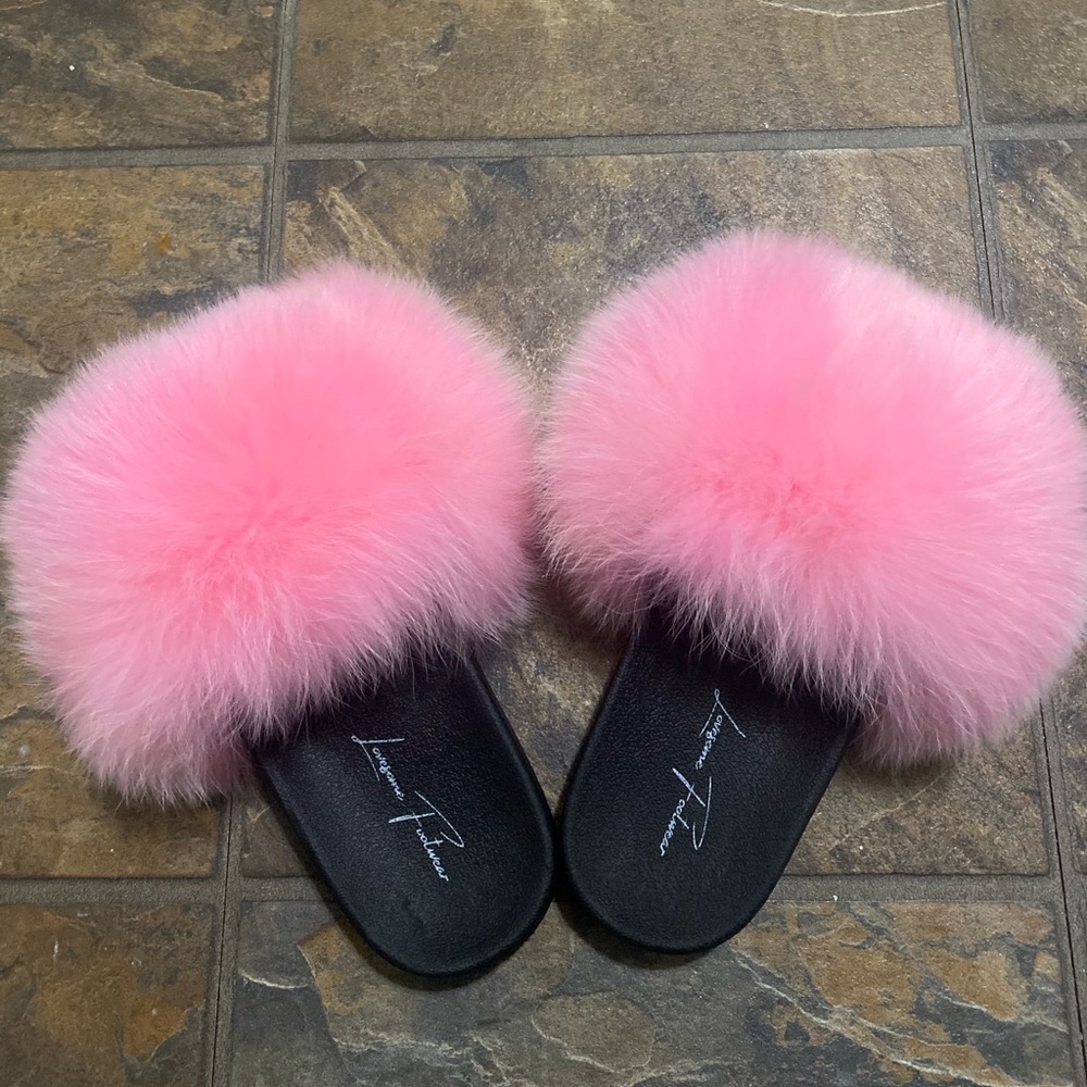 Kandy 🍭 Fur Slides (2 for $55)  Mix & Match!